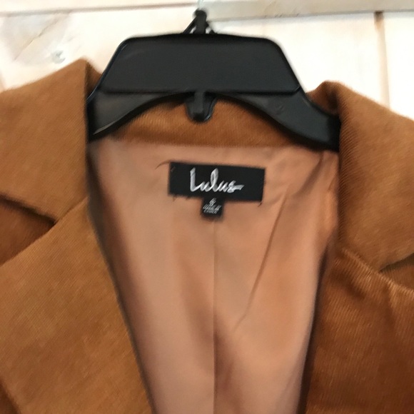 NWT Lulus camel corduroy jacket - Picture 2 of 4